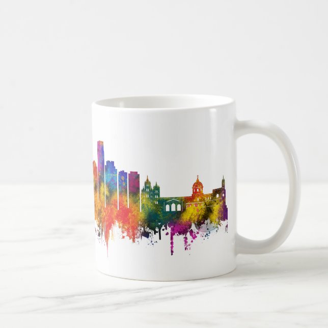 Caneca De Café Horizonte de Palermo Itália (Direita)