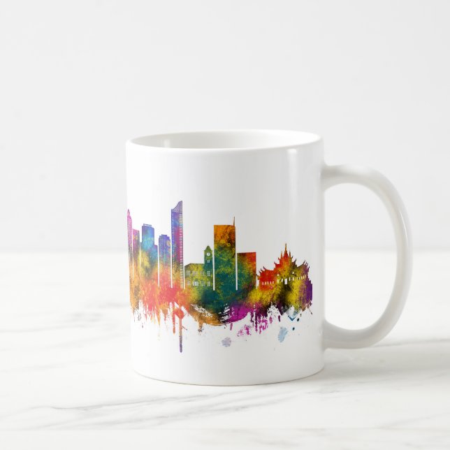 Caneca De Café Horizonte de Pattaya Tailândia (Direita)