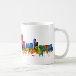 Caneca De Café Horizonte de Peoria Illinois