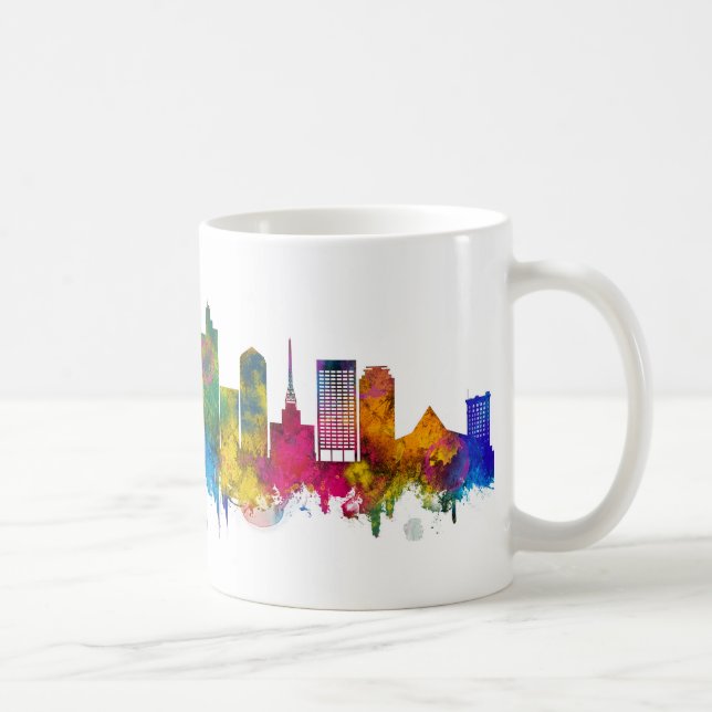 Caneca De Café Horizonte de Phoenix Arizona (Direita)