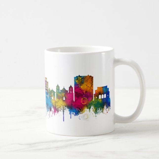 Caneca De Café Horizonte de Santa Bárbara Califórnia (Direita)