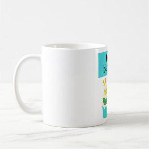 Caneca De Café Hornbill Birthday Trabalho de arte Vibrant Tropica