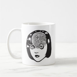 Caneca De Café Horror anime girl 