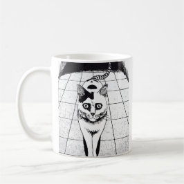 Caneca De Café Horror cat anime art