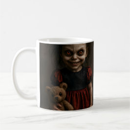 Caneca De Café Horror de Bonecas assustador