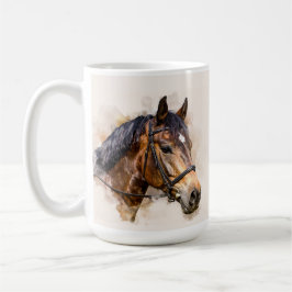 Caneca De Café Horse Head Mug