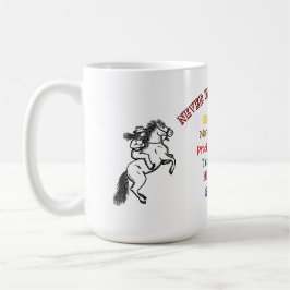 Caneca De Café Horseback Riding Vovó mug