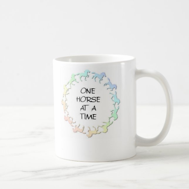 Caneca De Café horsecirclelogo (Direita)