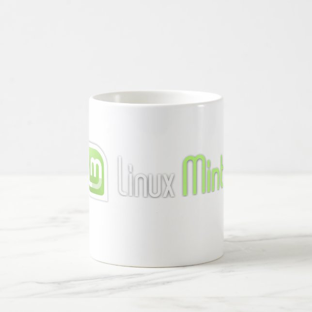 Caneca De Café Hortelã de Linux (Centro)