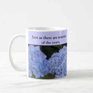 Caneca De Café Hortênsias das Estações de nossas Vidas