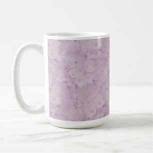 Caneca de Café Hortênsias Rosa