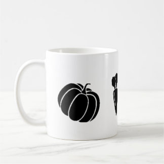 Caneca De Café hortifrutícolas-brinjal-pompkin cenoura