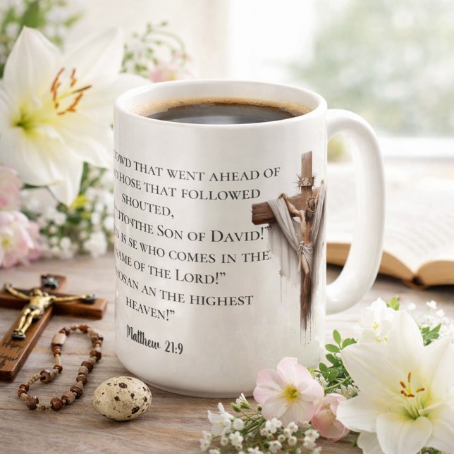 Caneca De Café Hosana no Alto (Criador carregado)