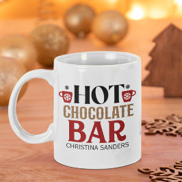 Caneca De Café Hot Cocoa Bar Funny Christmas