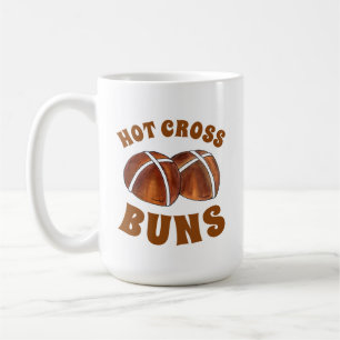 Caneca De Café Hot Cross Buns British Comida Baery Bakery
