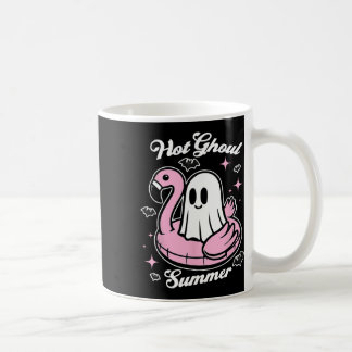Caneca De Café Hot Ghoul Summer Flamingo Ghost Summerdal