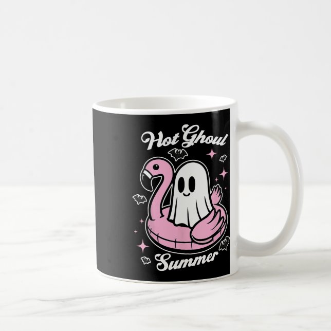 Caneca De Café Hot Ghoul Summer Flamingo Ghost Summerdal (Direita)
