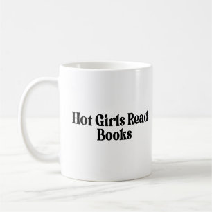 Caneca De Café Hot Girls Leia Livros