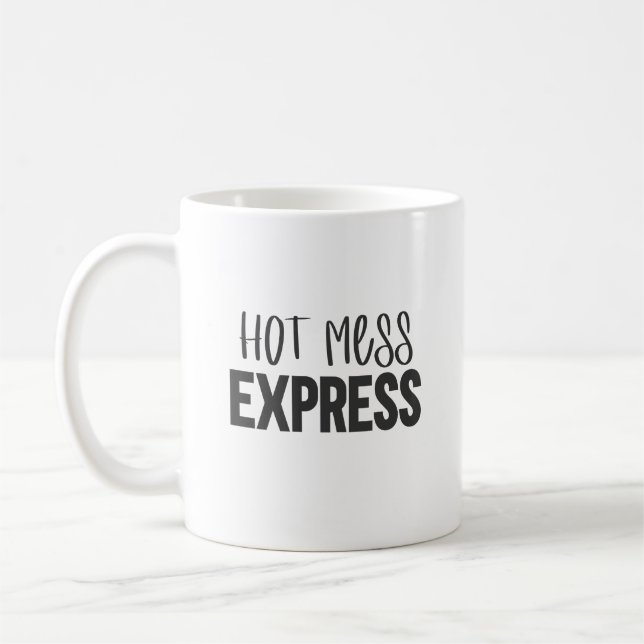 Caneca De Café Hot Mess Express (Esquerda)