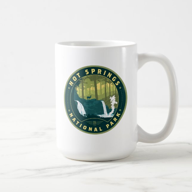 Caneca De Café Hot Springs National Park (Direita)