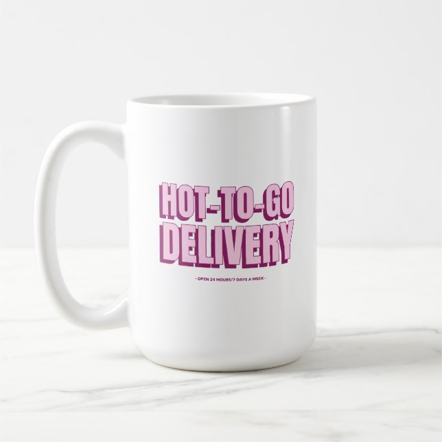Caneca De Café Hot To Go Entrega Coffee Mug (Esquerda)