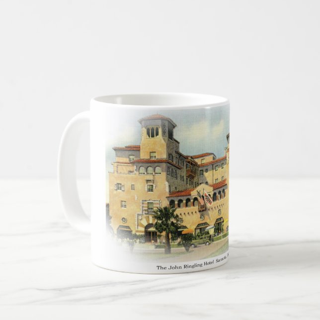 Caneca De Café Hotel Ringling Coffee Mug (Frente Esquerda)
