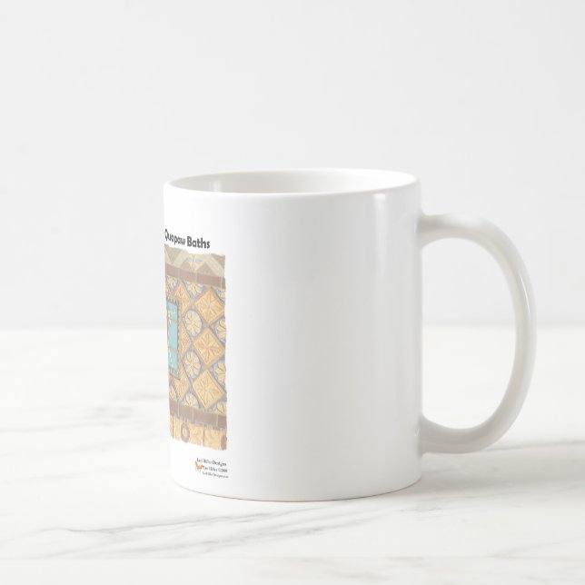 Caneca De Café HotSprings, Roupa de presentes de Azulejos de Dome (Direita)