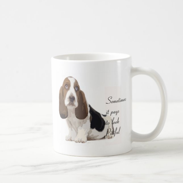 Caneca De Café Hound Basset (Direita)