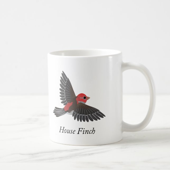 Caneca De Café House Finch (Direita)