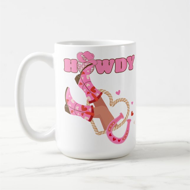 Caneca De Café Howdy Cowgirl (Esquerda)