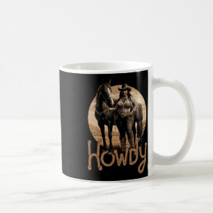 Caneca De Café Howdy Western Black Cowgirl Mulher Americana Afric