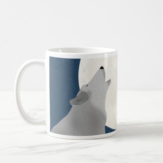 Caneca De Café Howl na Lua Mug (Esquerda)