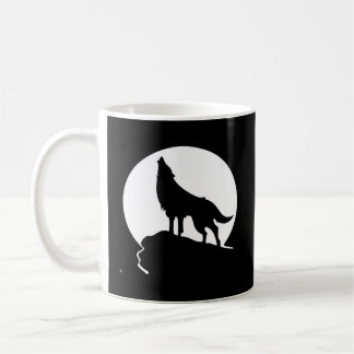 Caneca De Café Howling Wolf
