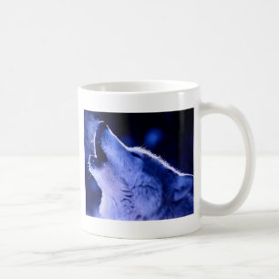 Caneca De Café Howling Wolf