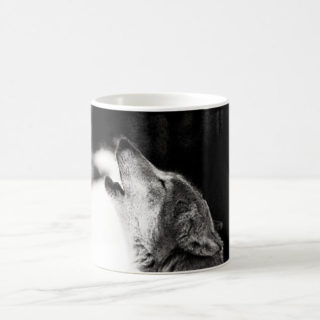 Caneca De Café Howling Wolf (Centro)