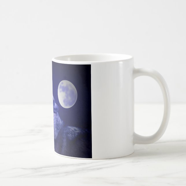 Caneca De Café Howling Wolf (Direita)