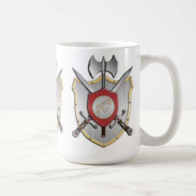 Caneca De Café Howling Wolf BattCrest (Direita)