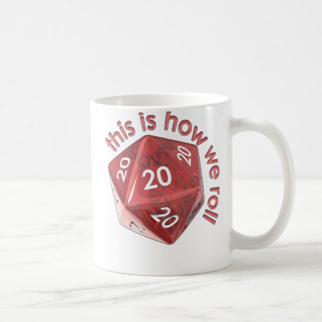 Caneca De Café HowWeRoll20s (Direita)