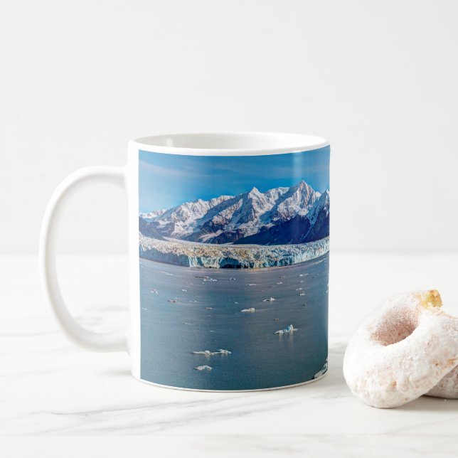 Caneca De Café Hubbard Glacier, Alaska Mug (Com Donut)