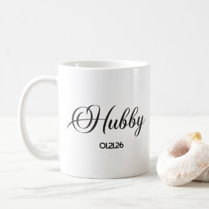 Caneca de café Hubby Wedding