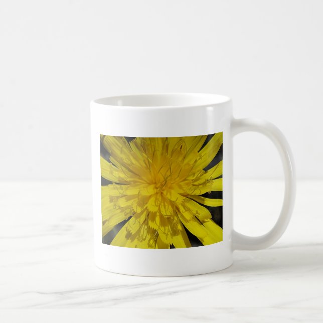 Caneca De Café Hübsche Löwenzahnblüte (Direita)