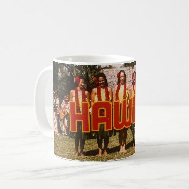 Caneca De Café Hula Show (Frente Esquerda)