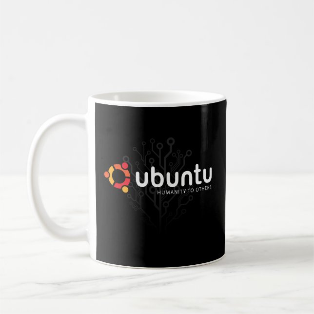 Caneca De Café Humanidade Ubuntu Linux Para Outros (Esquerda)