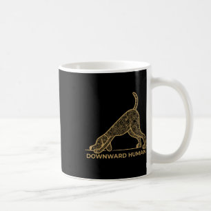 Caneca De Café Humano Descendente – Mandala Cachorro Pose Yoga Am