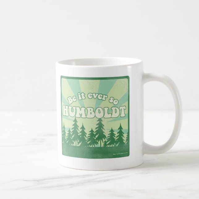 Caneca De Café Humboldt County engraçado (Direita)