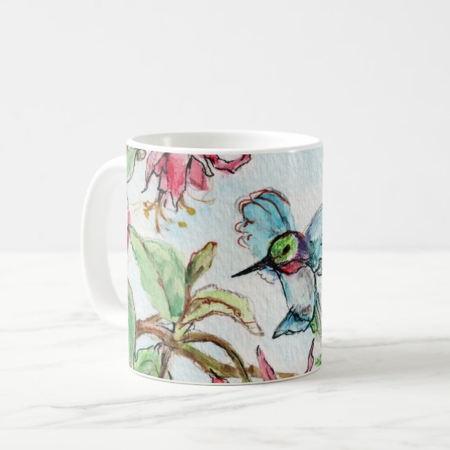 Caneca De Café Hummingbird (Frente Esquerda)
