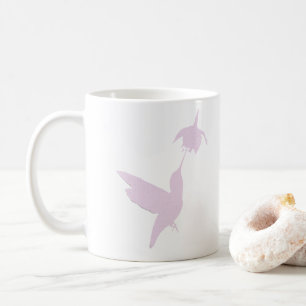 Caneca De Café Hummingbird Na Silhouette
