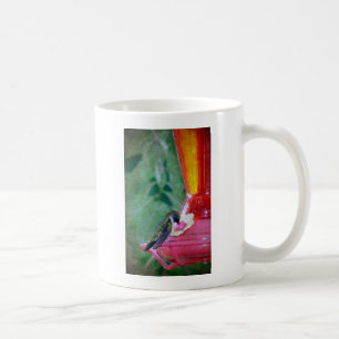 Caneca De Café Hummingbird no alimentador