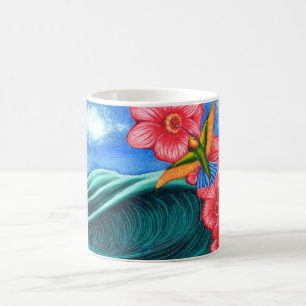 Caneca De Café Hummingbird Ocean Mug