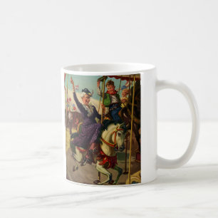 Caneca De Café Humor Antigo, Avó em um Cavalo de Carrossel